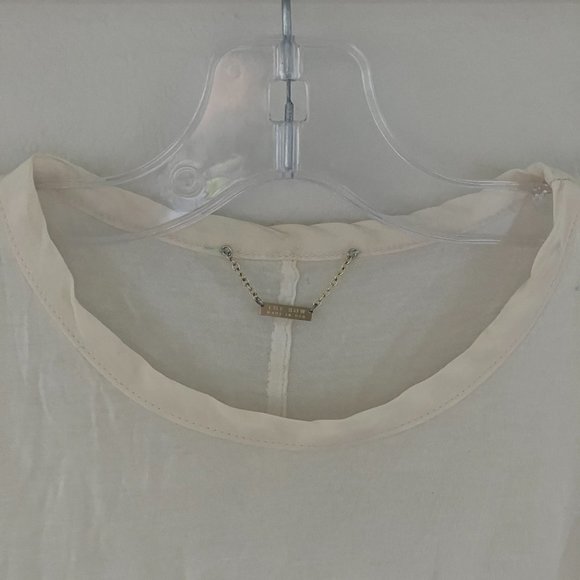 The Row Cream Short Sleeve Tee - Picture 3 of 4